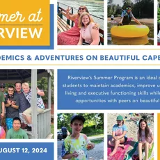 Summer at Riverview offers programs for three different age groups: Middle School, ages 11-15; High School, ages 14-19; and the Transition Program, GROW (Getting Ready for the Outside World) which serves ages 17-21.⁠
⁠
Whether opting for summer only or an introduction to the school year, the Middle and High School Summer Program is designed to maintain academics, build independent living skills, executive function skills, and provide social opportunities with peers. ⁠
⁠
During the summer, the Transition Program (GROW) is designed to teach vocational, independent living, and social skills while reinforcing academics. GROW students must be enrolled for the following school year in order to participate in the Summer Program.⁠
⁠
For more information and to see if your child fits the Riverview student profile visit jdbobo.com/admissions or contact the admissions office at admissions@jdbobo.com or by calling 508-888-0489 x206